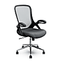 Click365 Flip Ergonomic Mesh Mid-Back Office Task Chair, Gray