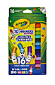 Crayola® Pip-Squeaks™ Skinnies Markers, Assorted Colors, Pack Of 16