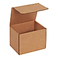 Partners Brand Corrugated Mailers, 4"H x 4"W x 5"D, Kraft, Pack Of 50 Mailers