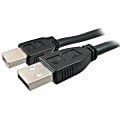 Comprehensive Pro AV/IT Active USB A Male to B Male 25ft - 25 ft USB Data Transfer Cable - First End: 1x Type A Male USB - USB2AB25PROA
