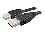 Comprehensive Pro AV/IT Active USB A Male to B Male 50ft - Matte Black