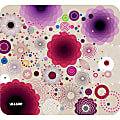 Allsop NatureSmart Image Mousepad - Retro Floral - (30594) - Retro Floral - 0.10" Height x 8.50" Width - Natural Rubber, Latex - Anti-skid 1 thumbnail image