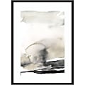 Amanti Art Ebony Horizon Triptych III by Jennifer Goldberger Wood Framed Wall Art Print, 34”H x 25”W, Black