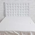 Dormify Melody Tufted Cushioned Headboard, Twin/Twin XL, White