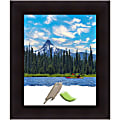 Amanti Art Wood Picture Frame, 22" x 26", Matted For 16" x 20", Portico Espresso
