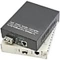AddOn 8 10/100/1000Base-TX(RJ-45) to 2 1000Base-LX(ST) SMF 1310nm 20km Industrial Media Converter Switch
