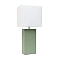 Lalia Home Lexington Table Lamp, 21"H, White/Sage Green 1 thumbnail image