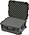 SKB Cases iSeries Protective Case With Cubed Foam And Wheels, 19" x 14-3/8" x 8", Black 1 thumbnail image