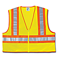 Luminator Class II Safety Vests, X-Large, Lime