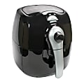 Brentwood 3.7-Qt Electric Air Fryer With Timer And Temperature Control, 12-1/2"H x 10-1/2"W x 12-1/2"D, Black