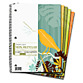 New Leaf® Think & Smile 100% Recycled Notebook, 8" x 10 1/2", 1 Subject, College Ruled, 80 Sheets, Assorted Colors (No Color Choice)