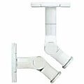 Sanus Satellite Speaker Wall Mount - Tilt and Swivel Speaker Mount - White - Nylon - 8 lb - White