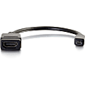 C2G Micro HDMI to HDMI Adapter - Micro HDMI to HDMI Converter - M/F - HDMI/Micro HDMI for Audio/Video Device - 1 x HDMI (Micro Type D) Male Digital Audio/Video - 1 x HDMI Female Digital Audio/Video 1 thumbnail image