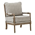 Office Star Fletcher Spindle Accent Chair, Fog 1 thumbnail image
