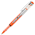 FORAY® Liquid Ink Rollerball Pen, Medium Point, 0.7 mm, Orange Barrel, Orange Ink
