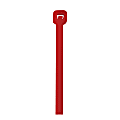 Partners Brand Colored Cable Ties, 50 Lb, 14", Red, Case Of 1,000 Ties