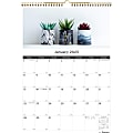 Rediform Succulent Plants Wall Calendar - Monthly - 1 Year - January 2022 till December 2022 - 1 Month Single Page Layout - Twin Wire - Multi - Chipboard - 17" Height x 12" Width 1 thumbnail image