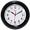 Infinity Instruments ITC Focus Wall Clock, 10", Black