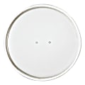 Dart® Vented Paper Lids For Food Containers, 3 15/16", White, 25 Lids Per Bag, Carton Of 20 Bags