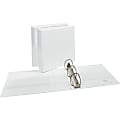 Avery® Durable View Binders, 3" Ring, 8 1/2" x 11", White, Pack Of 3