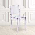Flash Furniture Phantom Series Transparent Stacking Side Chairs, Clear, Set Of 4 Chairs 1 thumbnail image