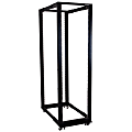 StarTech.com 42U Adjustable Depth Open Frame 4 Post Server Rack Cabinet - Flat Pack w/ Casters, Levelers and Cable Management Hooks - 4POSTRACK42 1 thumbnail image