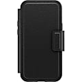 OtterBox Carrying Case (Folio) Apple iPhone 12, iPhone 12 Pro Smartphone - Shadow Black - Synthetic Leather Body