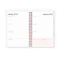 Blue Sky 2022 Weekly & Monthly Planner Joselyn 5 x 8 110396-22 Frosted Flexible Cover Wirebound 
