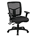 Office Star™ ProGrid Mid-Back Managers Chair, Coal