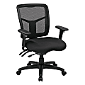 Office Star™ ProGrid Mid-Back Managers Chair, Coal 1 thumbnail image