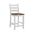 Powell Soren Counter Stools, Oak/Silver Birch, Set Of 2 Stools