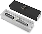 Parker® IM Rollerball Pen, Fine Point, 0.5 mm, Matte Gray Barrel, Black Ink