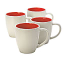 Rachael Ray Mugs, 12 Oz, Orange, Set Of 4 1 thumbnail image