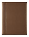 TUL® Vegan Leather Padfolio, Letter Size, Brown