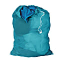 Honey-Can-Do Mesh Laundry Bags, Ocean Blue, Pack Of 2