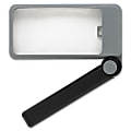Bausch & Lomb Folding Lighted Magnifier - Magnifying Area 4" Width x 2" Length