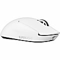 Logitech G PRO X Superlight 2 Lightspeed Gaming Mouse - Opto-mechanical - Wireless - Rechargeable - White - 1 Pack - USB 2.0 - 32000 dpi - 5 Button(s) - 5 Programmable Button(s)