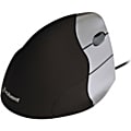 Evoluent VerticalMouse 3 Rev 2 Mouse - Optical Wired - Black, Silver - Retail 1 thumbnail image