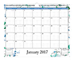Blue Sky™ Monthly Wall Calendar, 15" x 12", 50% Recycled, Lindley, January–December 2017 1 thumbnail image