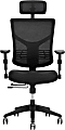 X-Chair X-Project Ergonomic Fabric High-Back Task Chair With Headrest, Black