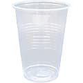 Genuine Joe 7 oz Transparent Beverage Cups - 100 / Pack - 25 / Carton - Clear - Plastic - Beverage, Cold Drink