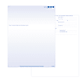 Laser 2-Sided Healthcare Medical Billing Statements, Preprinted MC/Visa/Discover Credit Card Accepted, 1-Part, 8-1/2"x11", Blue, Pack Of 5,000 Sheets 1 thumbnail image