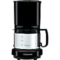 Cuisinart 4-Cup Coffeemaker with Brushed Stainless Carafe - 550 W - 4 Cup(s) - Multi-serve - Black