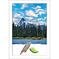 Amanti Art Picture Frame, 28" x 40", Matted For 24" x 36", Wedge White 1 thumbnail image
