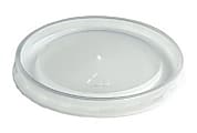 Huhtamaki High-Heat Vented Take-Out Lids, Translucent, Pack Of 1,000 Lids