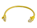 C2G 30ft Cat6 Snagless Unshielded (UTP) Ethernet Network Patch Cable - Yellow - Patch cable - RJ-45 (M) to RJ-45 (M) - 30 ft - UTP - CAT 6 - snagless, stranded - yellow