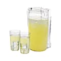 Mind Reader Pitcher And Cup Set, 10-1/2"H x 6-1/2"W x 6-1/2"D, Clear 1 thumbnail image