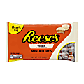 Reese's White Peanut Butter Cup Miniatures, 12 Oz, Pack Of 3 Bags