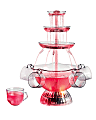 Nostalgia Electrics Lighted Party Fountain, Clear