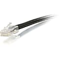 C2G-25ft Cat6 Non-Booted Unshielded (UTP) Network Patch Cable - Black - Category 6 for Network Device - RJ-45 Male - RJ-45 Male - 25ft - Black 1 thumbnail image